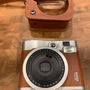 Instax mini 90 Polaroid camera with case